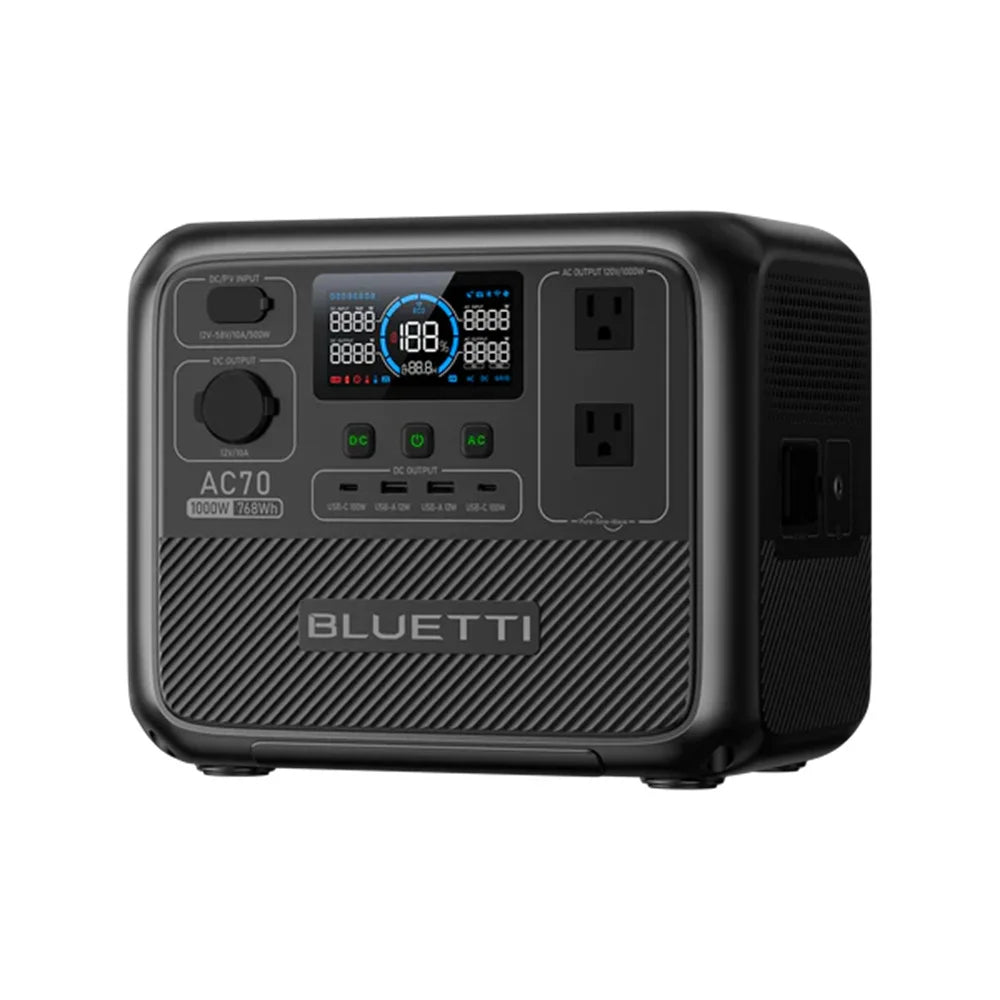 AC70 Portable Power Station | 1000W 768Wh, Solar Generator