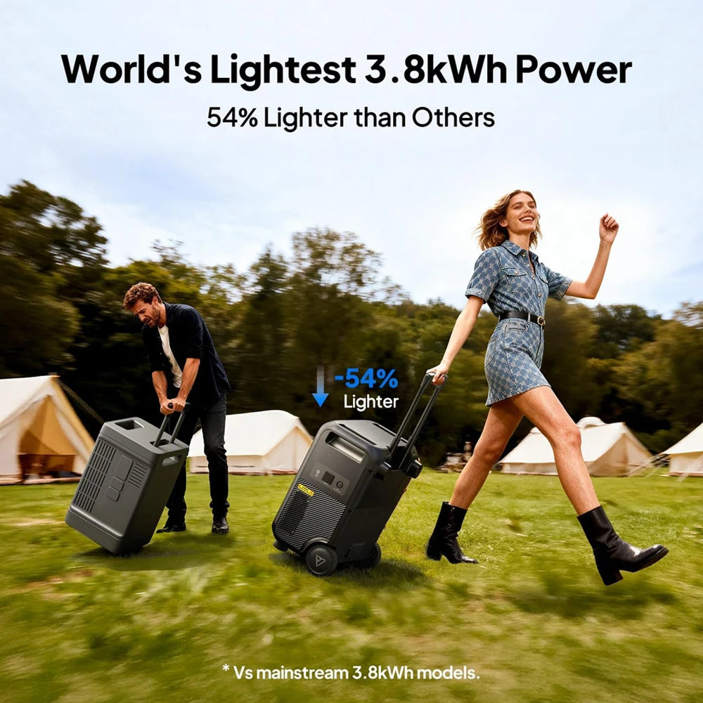 BLUETTI Elite 400 Portable Power Station | 3840Wh 2600W High Capacity Solar Generator