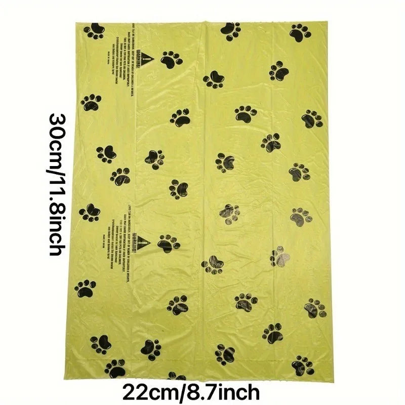 Eco-Friendly Pet Waste Bags - Scented, for Dogs & Cats, Poop Bag Dispenser Included