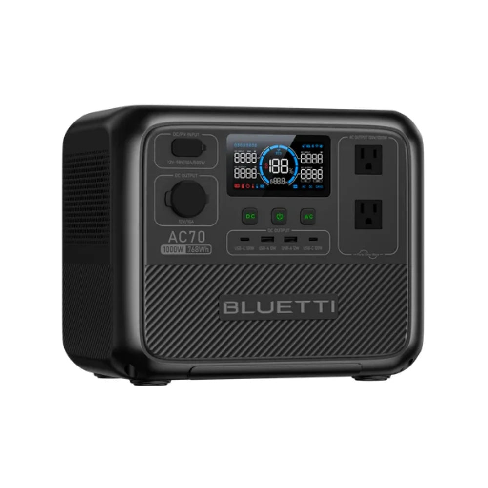 AC70 Portable Power Station | 1000W 768Wh, Solar Generator