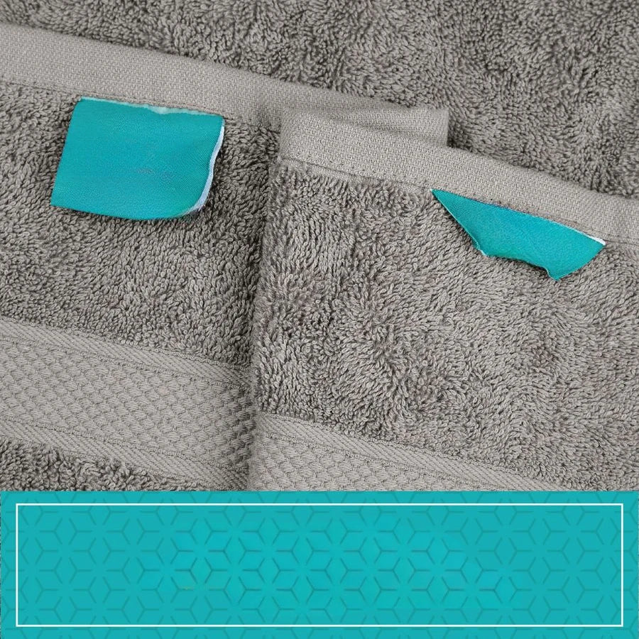 Home Bath Towels Set of 6 24 x 50 100% Cotton, Lightweight, Soft amp Highly Absorbent Luxury