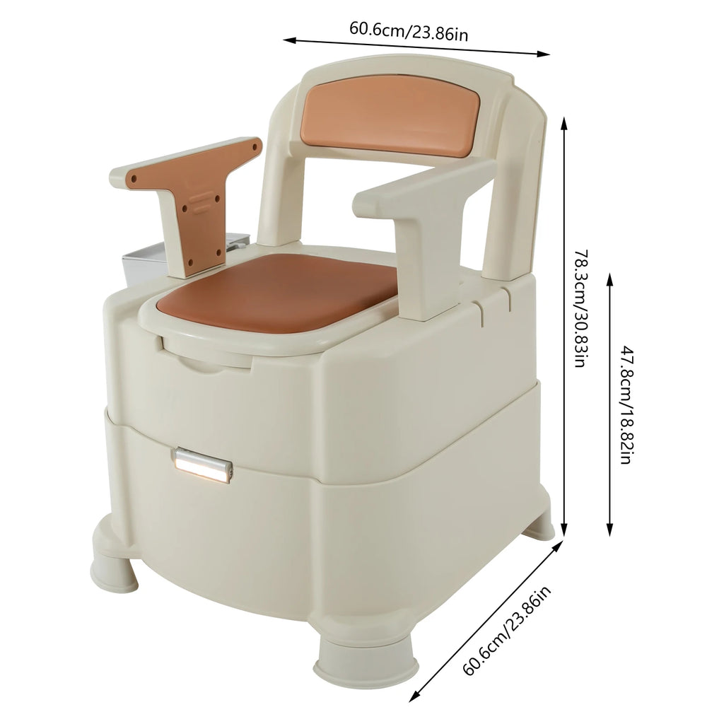 Portable Toilet With Sensor Night Light With Maximum Load 200kg,