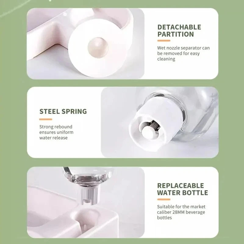 Dog Basin Dual-use Multi-functional Drinking And Feeding