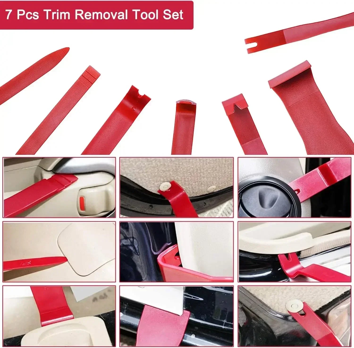 18Pc Car Window Door Emergency Open Key Lost Lock Out Unlock Air Wedge Bag Pump