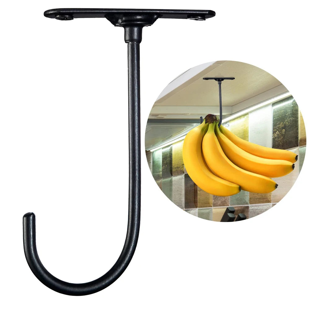 Under Cabinet Banana Hook Hanger Multipurpose Banana Holder