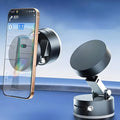 Car Magnetic Phone Holder Adjustable Rotating Suction Cup