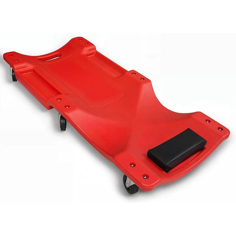 40 Inch Rolling Garage Creeper with Padded Headrest