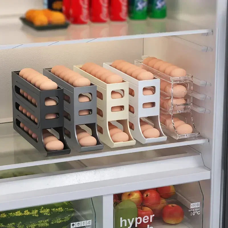 4 Layers Automatic Rolling Egg Holder