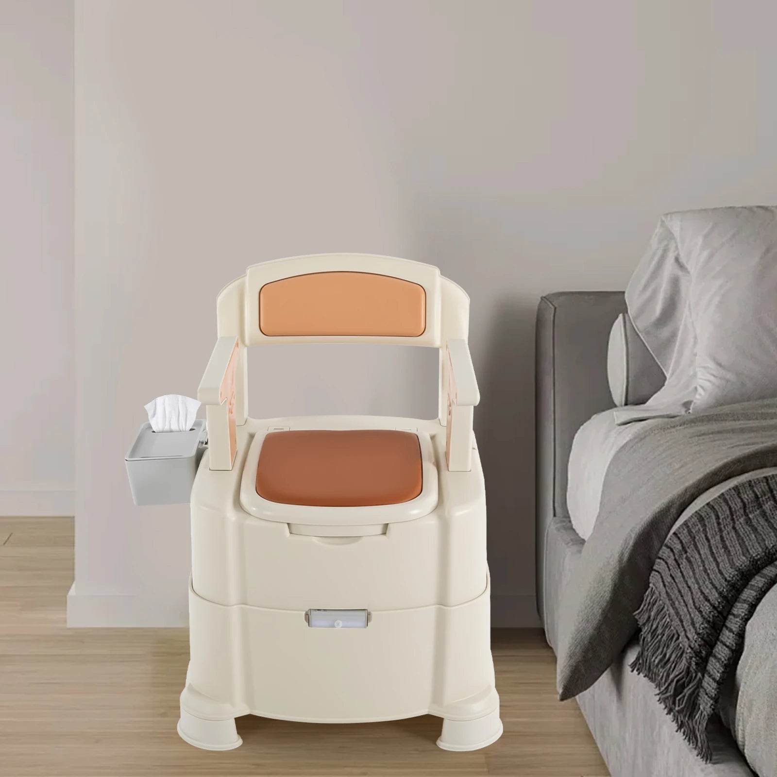 Portable Toilet With Sensor Night Light With Maximum Load 200kg,