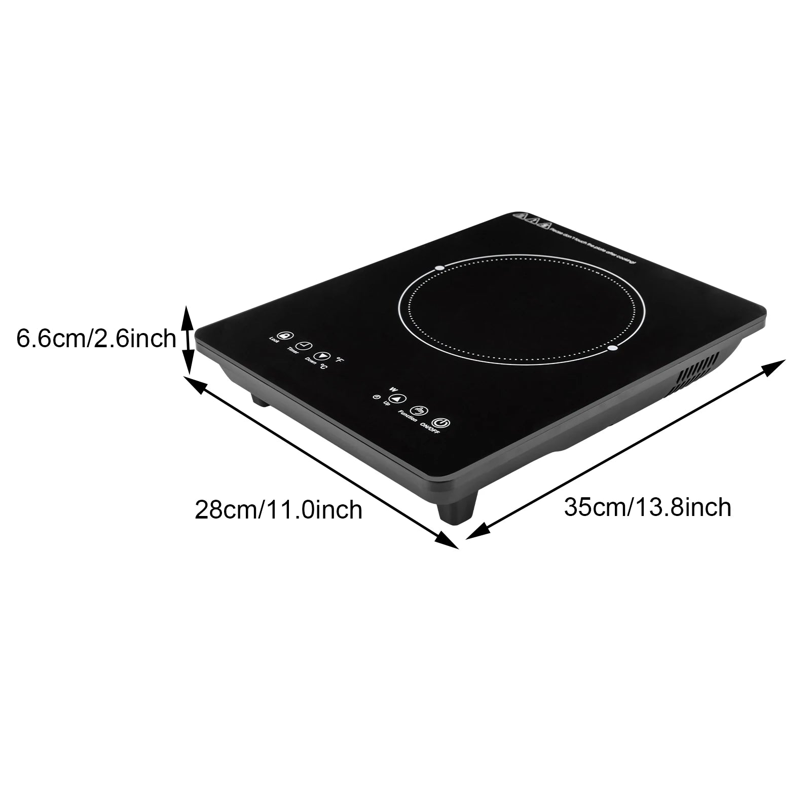 1800W Portable Induction Cooktop w/ Ultra Thin Body