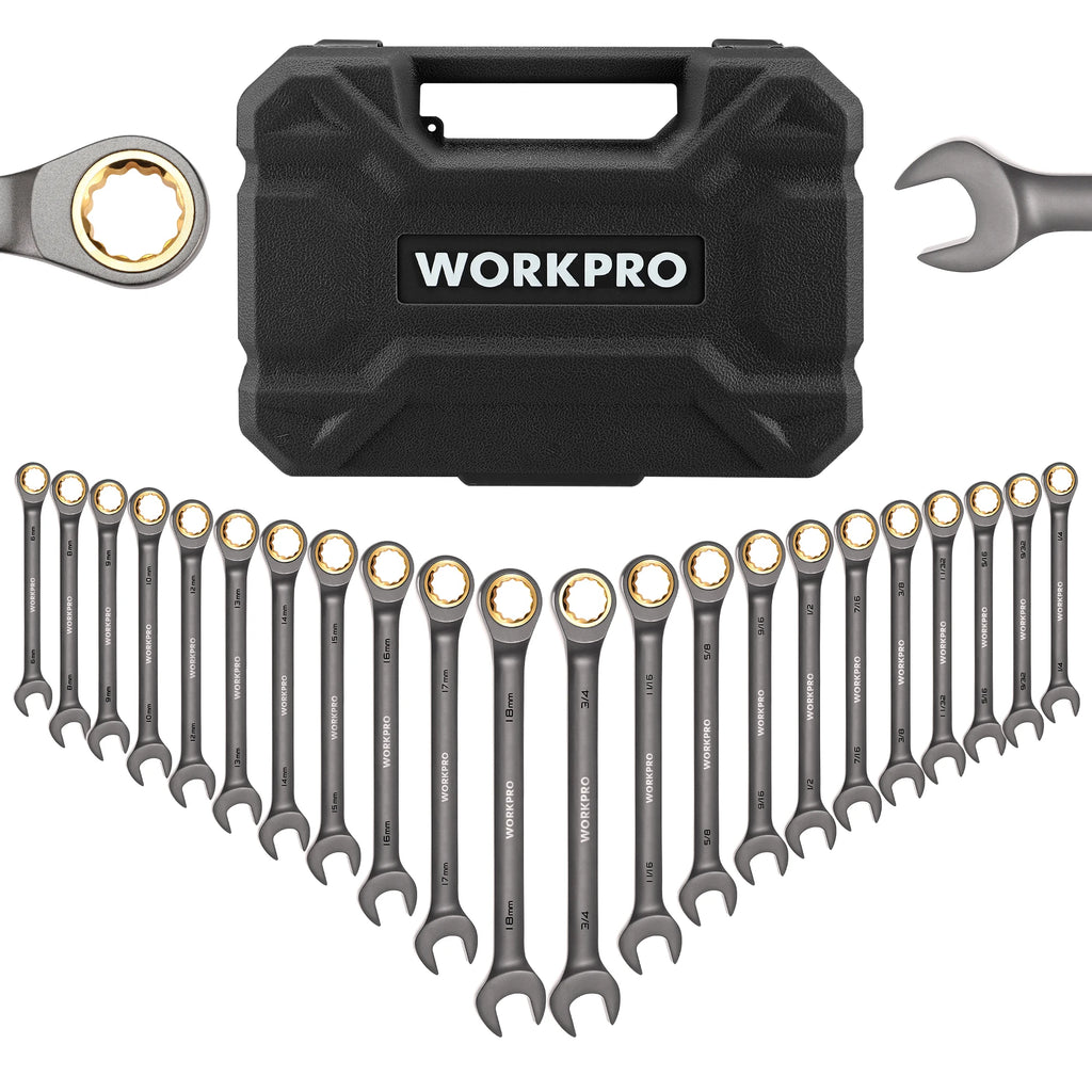 21pc Ratcheting Wrench Set  with Box ,