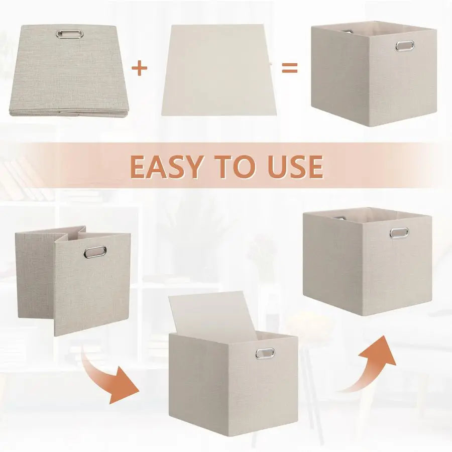 13x15x13in Collapsible Storage Bins