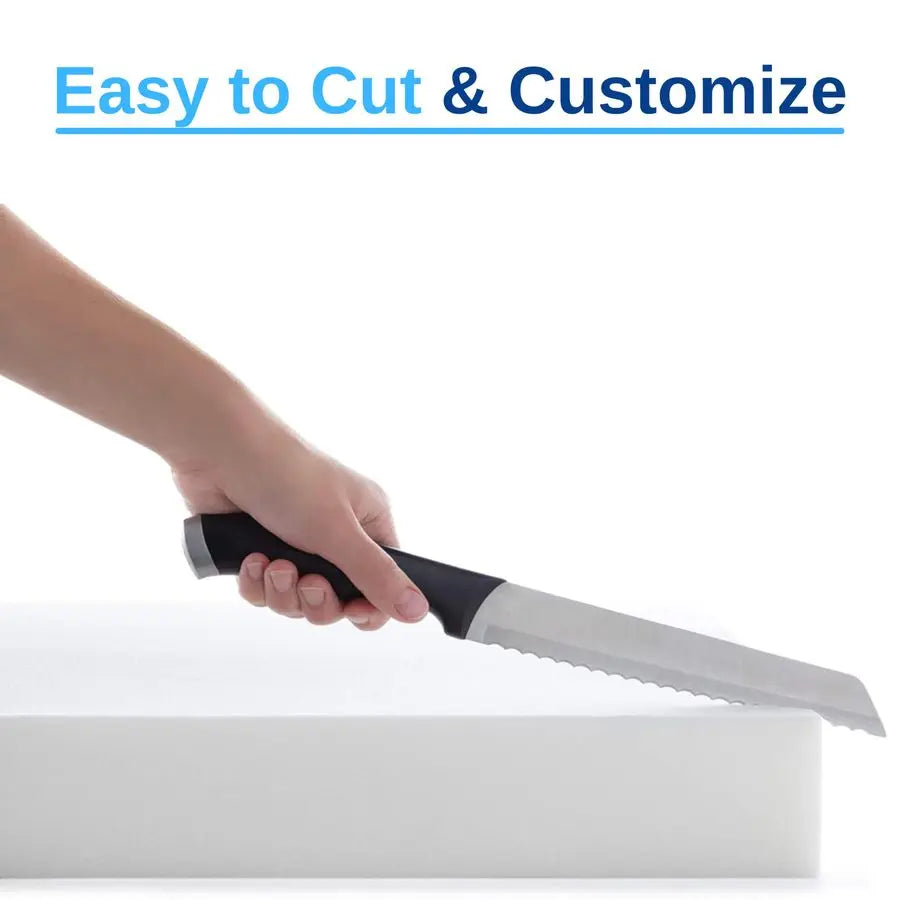 Bunk 28 x 72 High Density 3 " Foam RV Mattress Replacement, Medium Firm, Pressure Relief Support