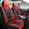 2PCS Car seat cover, fully wrapped PU leather muscle seat cushion cover