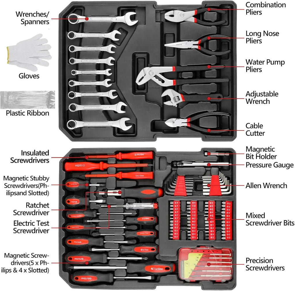 799pcs Tool Set Mechanics Tool kit with Trolley Case