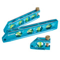 Level Tool Set, Magnetic Torpedo Level Included 2.5", 6.25", 8" Leveler with 0°/30°/45°/90° Bubbles