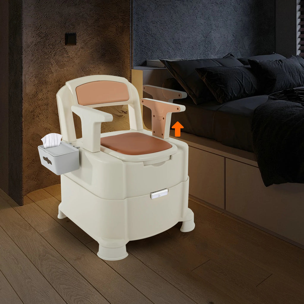 Portable Toilet With Sensor Night Light With Maximum Load 200kg,