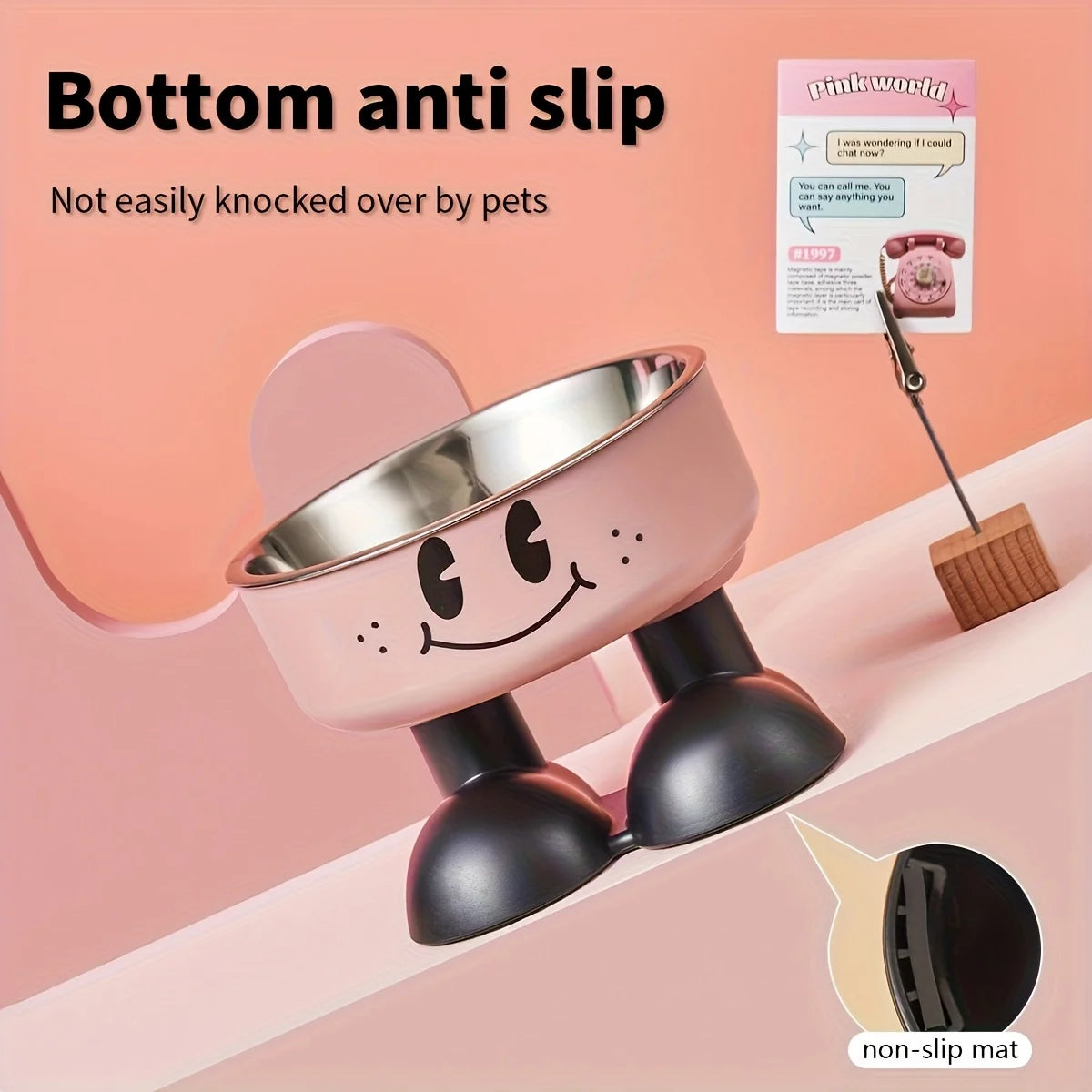 Elevated Dog Cat Bowl Stainless steel Food Water Bowls