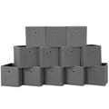 Foldable Storage Cubes Bins 11 Inch Cloth Storage Cube Fabric Storage Box Cubes Organizer Baskets with Dual Handles for Home Or