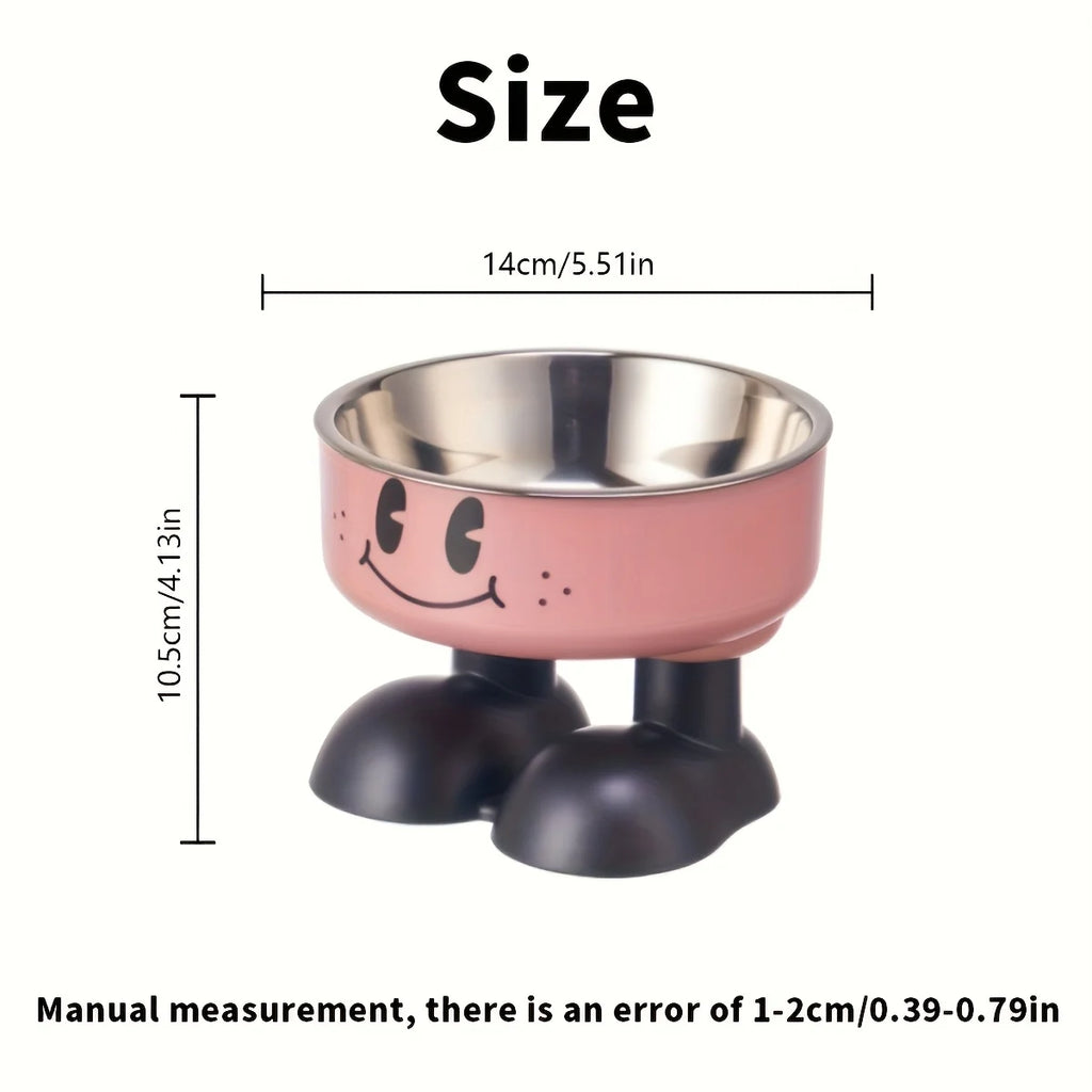 Elevated Dog Cat Bowl Stainless steel Food Water Bowls