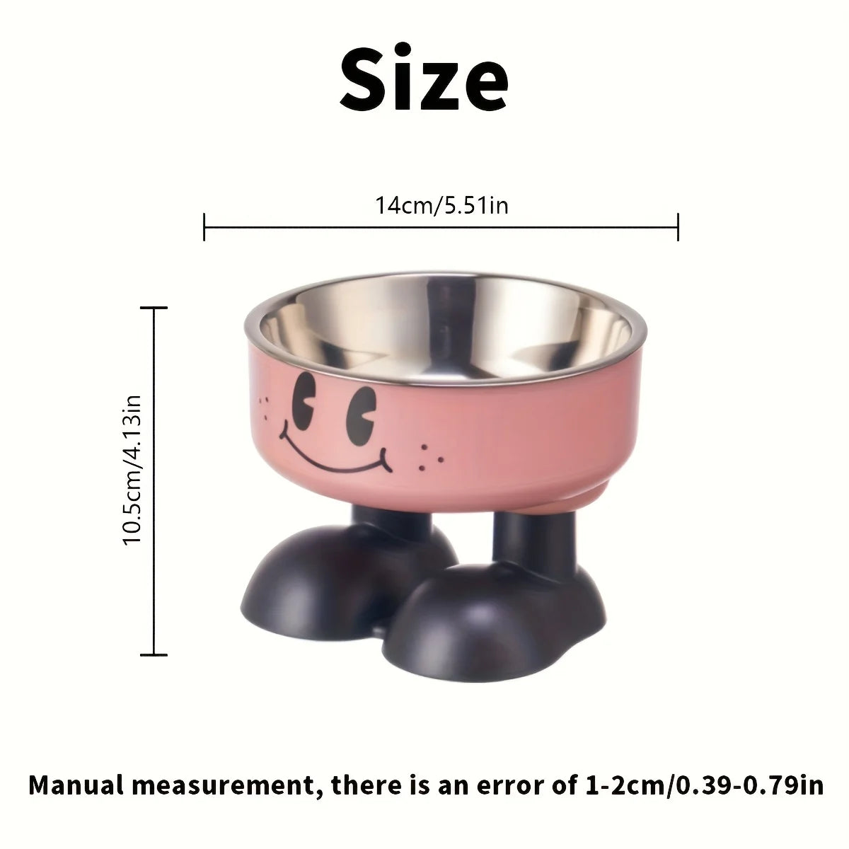 Elevated Dog Cat Bowl Stainless steel Food Water Bowls
