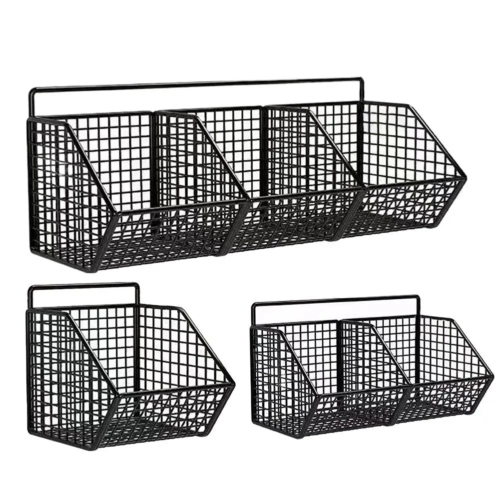 Wall-mounted Kitchen Storage Basket for Ktchen Ingredients