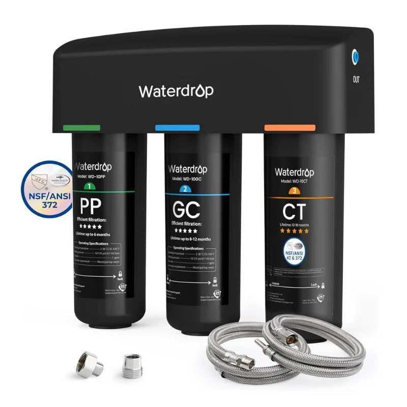 Waterdrop TSA 8 Layer Under Sink Water Filter System,
