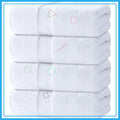 White Tukish Cotton Bath Towels Set of 4 , Ultra Soft & Quick Dry