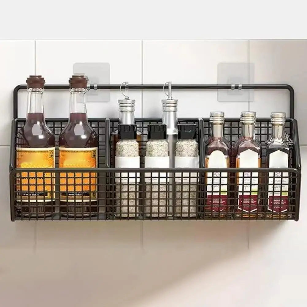 Wall-mounted Kitchen Storage Basket for Ktchen Ingredients