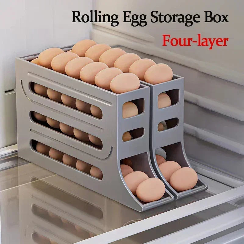 4 Layers Automatic Rolling Egg Holder