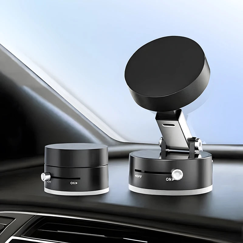 Car Magnetic Phone Holder Adjustable Rotating Suction Cup