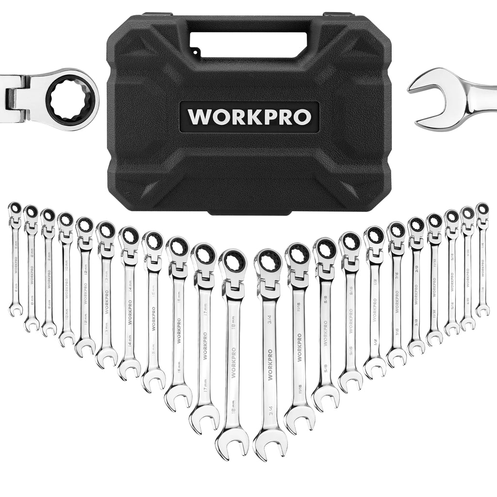 21pc Ratcheting Wrench Set  with Box ,