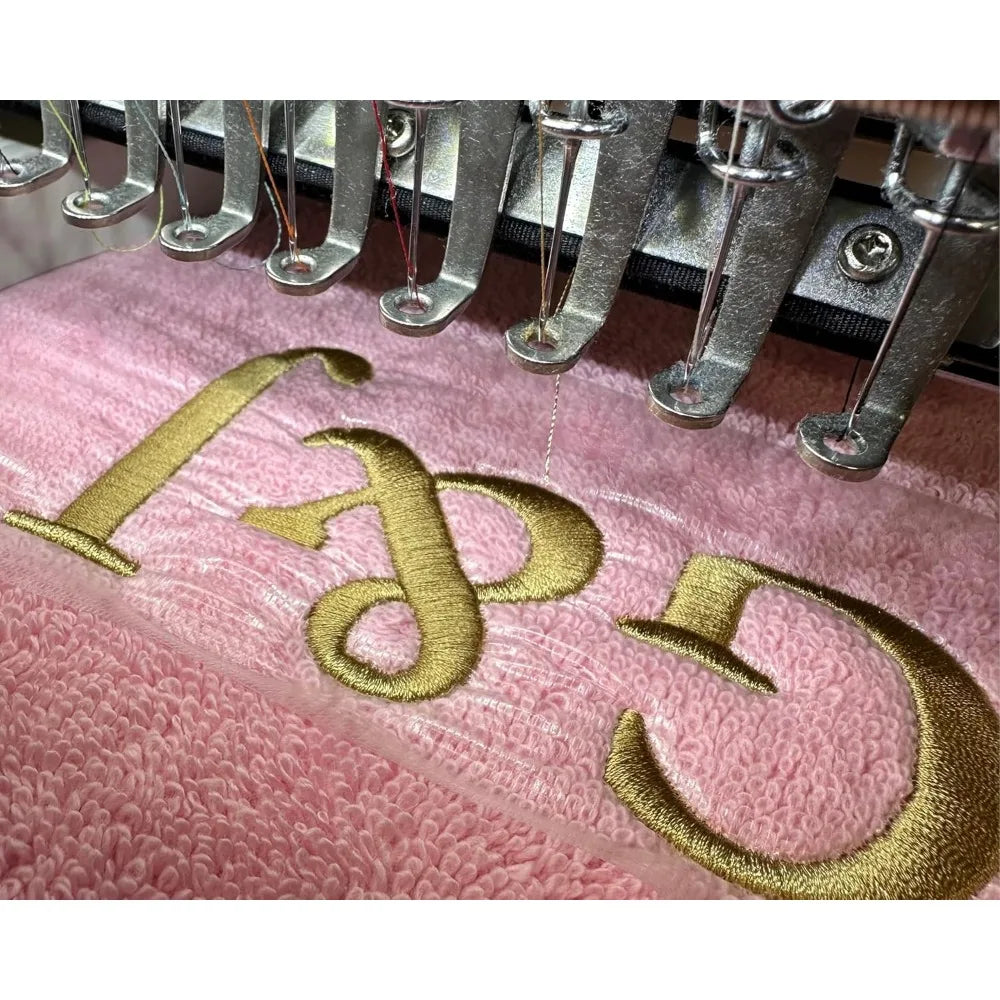 Personalized Towels - Customized Turkish Bath Towel - Cotton Towel Set -Monogrammed Towels with Initials Name Embroidery - Idea