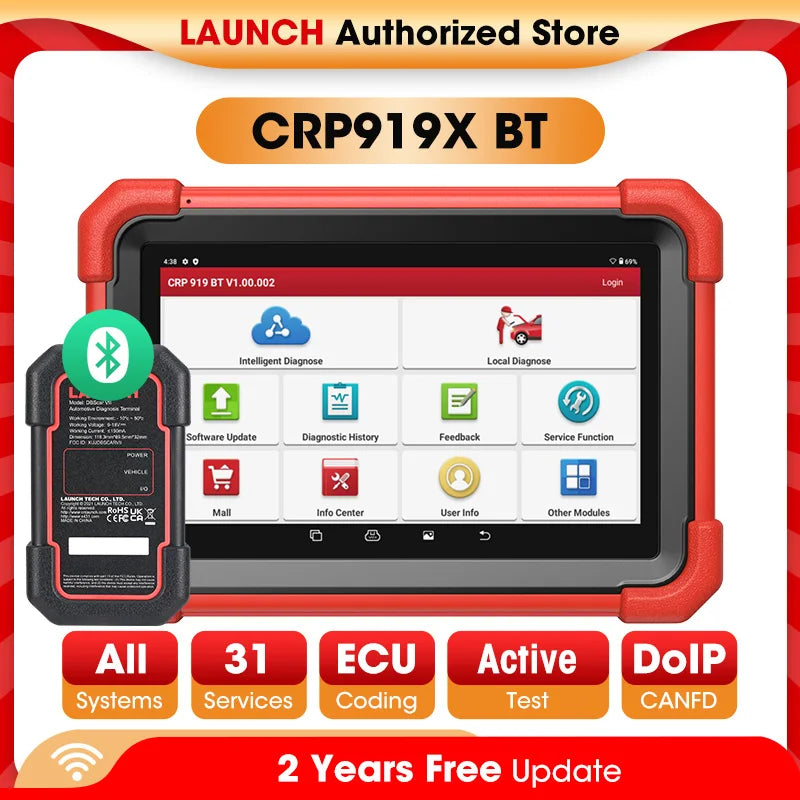 X431 CRP919X BT OBD2 Scanner Automotive Diagnostic Tools