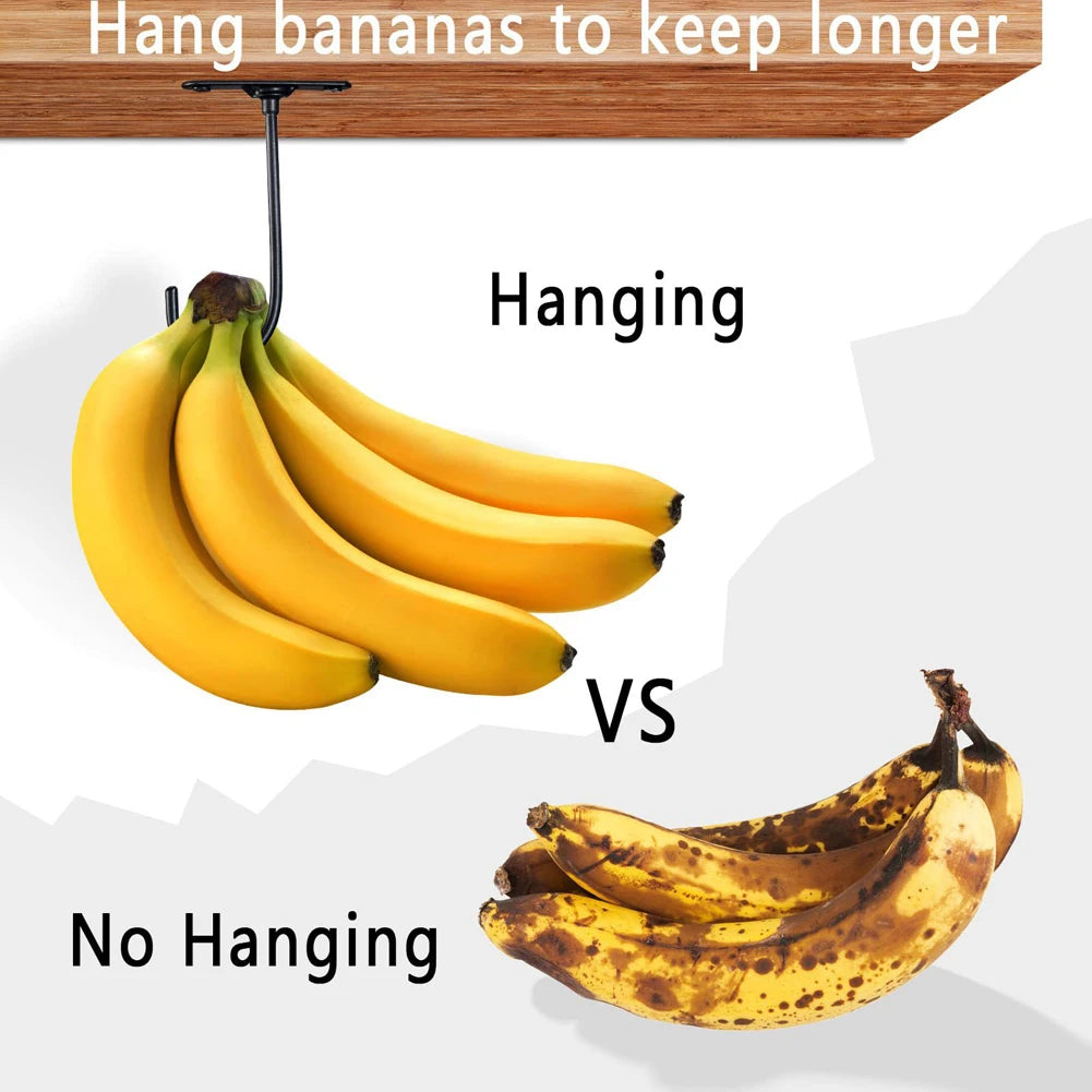 Under Cabinet Banana Hook Hanger Multipurpose Banana Holder