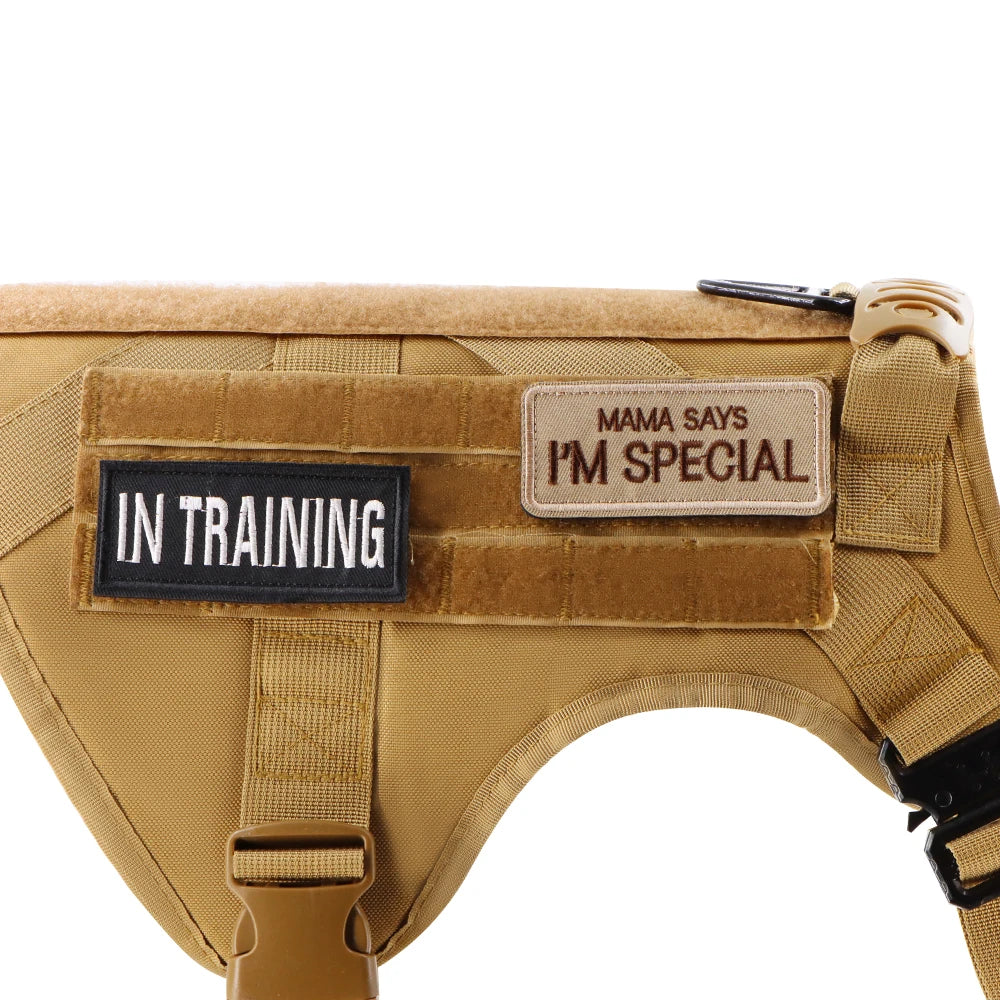 12 Pieces Tactical Patch Bundle For Dog Vest Harness Collar