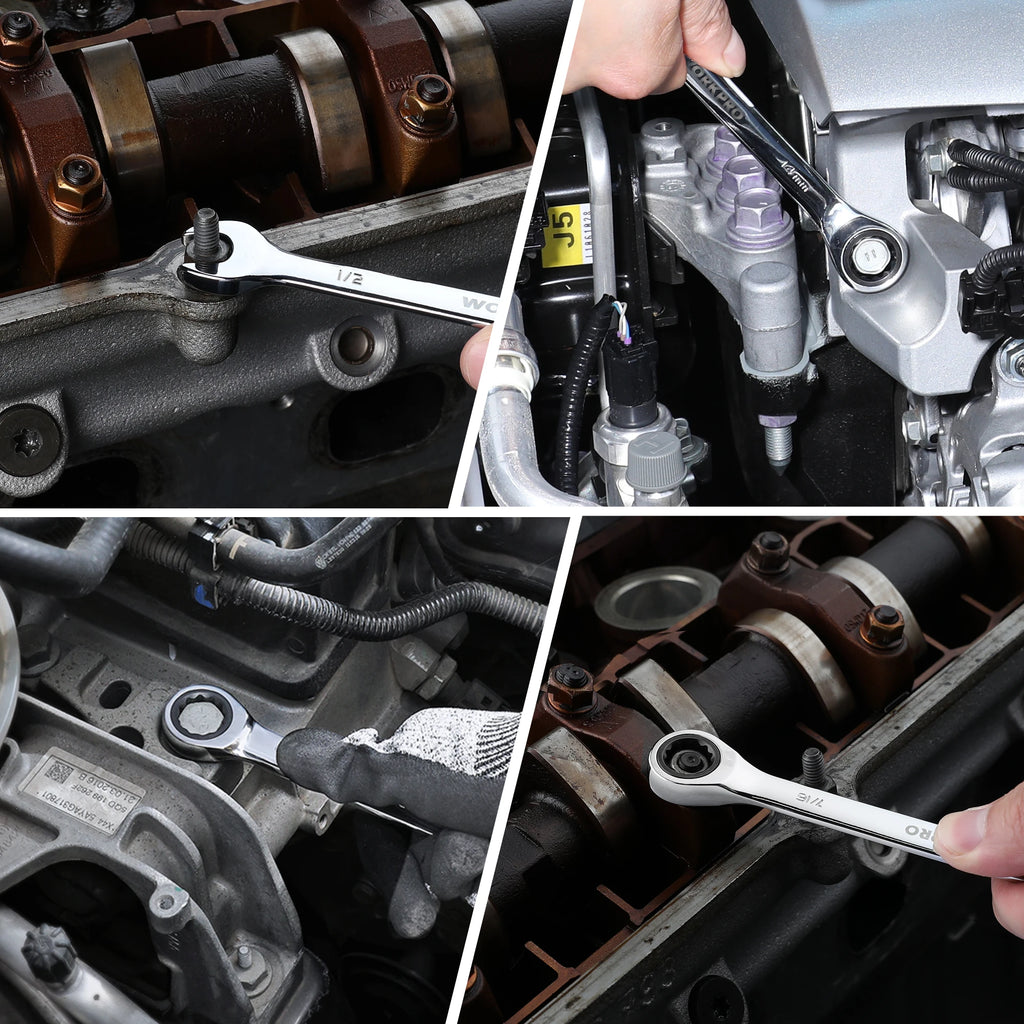 21pc Ratcheting Wrench Set  with Box ,