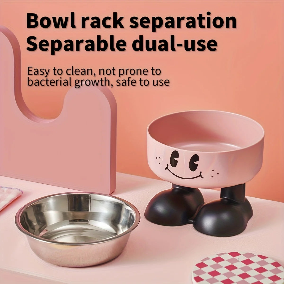 Elevated Dog Cat Bowl Stainless steel Food Water Bowls