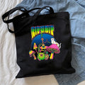 Bohemian Mushroom Herbology Canvas Tote Bag