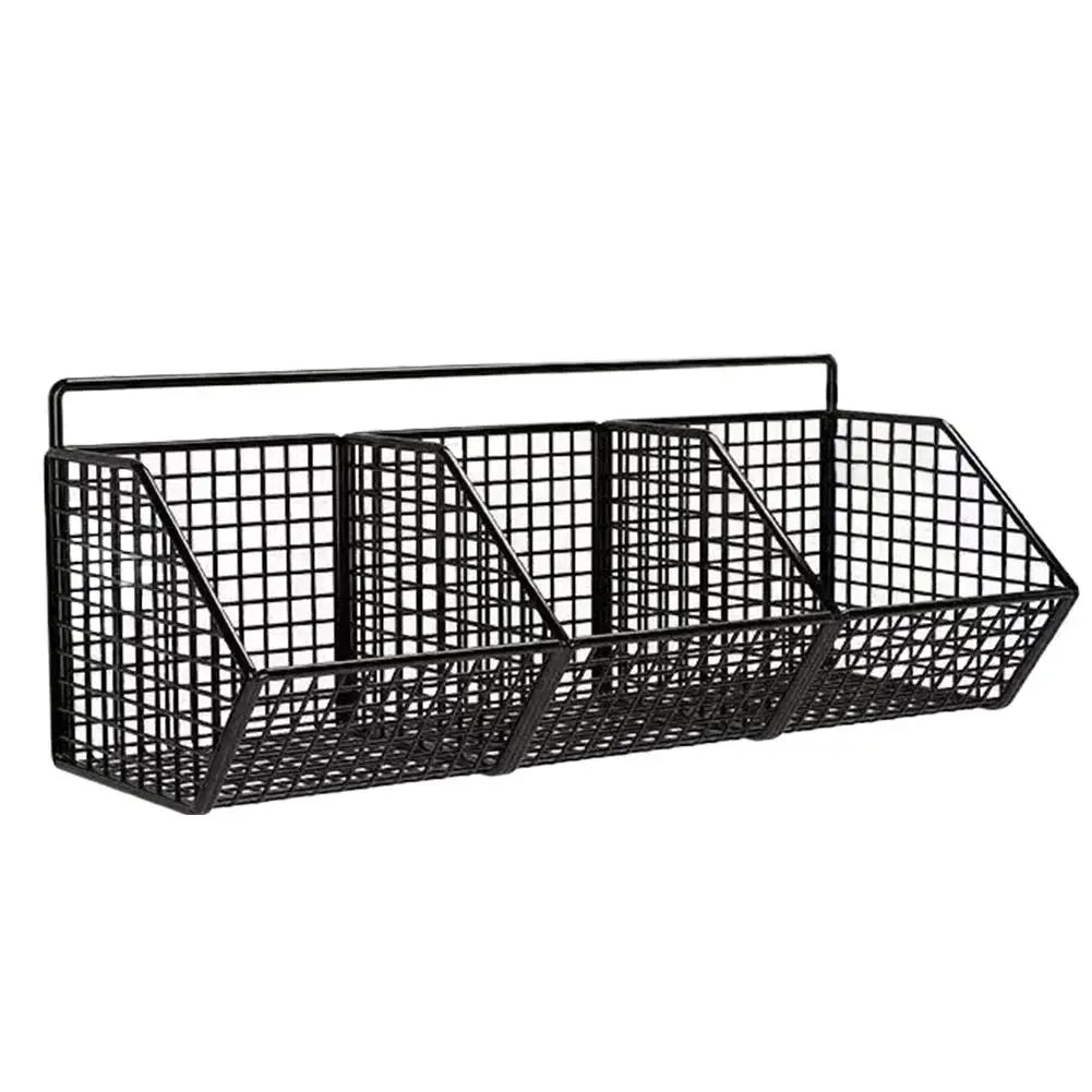 Wall-mounted Kitchen Storage Basket for Ktchen Ingredients