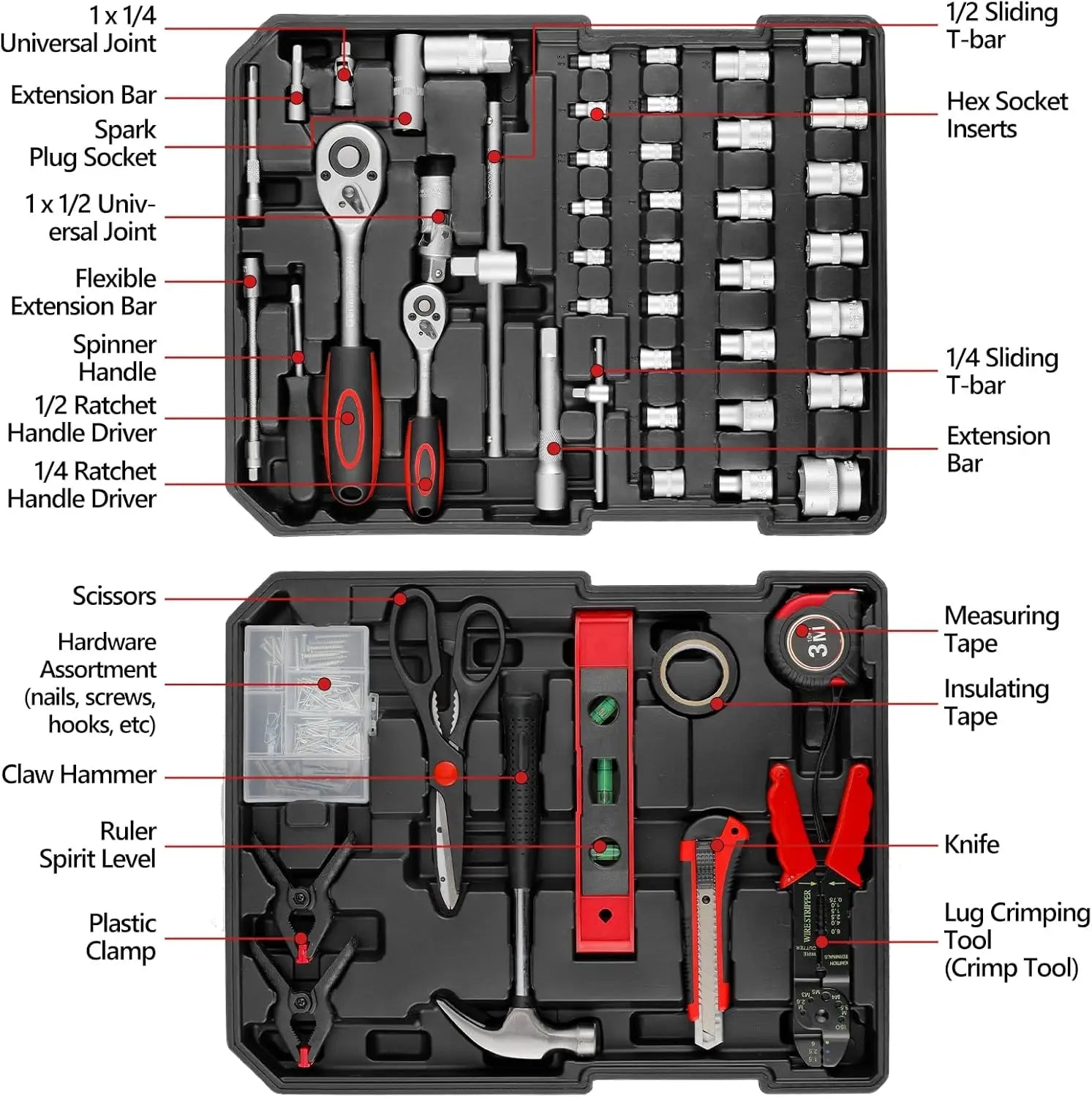 799pcs Tool Set Mechanics Tool kit with Trolley Case