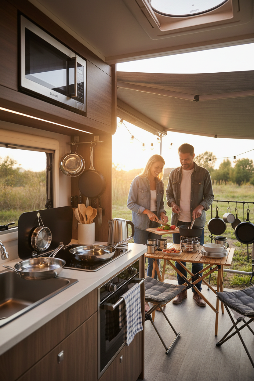RV Kitchen Lifestyle Image